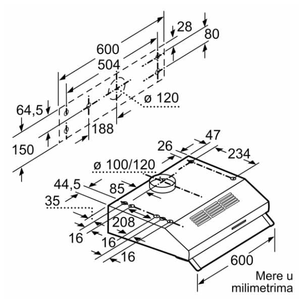 BOSCH aspirator DUL62FA51 6