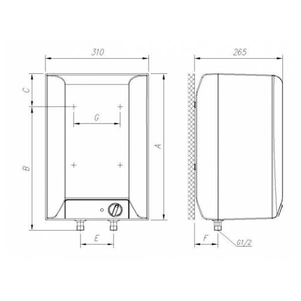 GORENJE bojler TEG10O 1