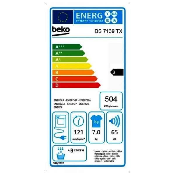 BEKO mašina za sušenje veša DS 7139 TX 2