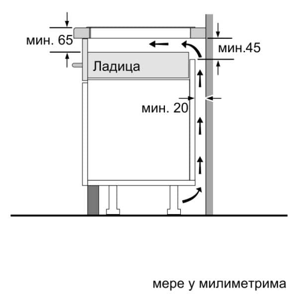 BOSCH ugradna ploča PUE611BB5E 5