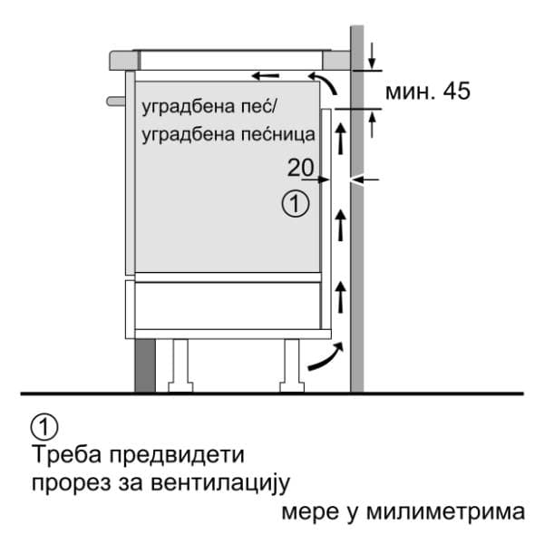 BOSCH ugradna ploča PUE611BB5E 7