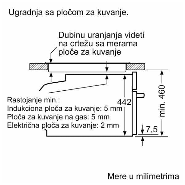 BOSCH ugradna rerna CSG656RB7 9