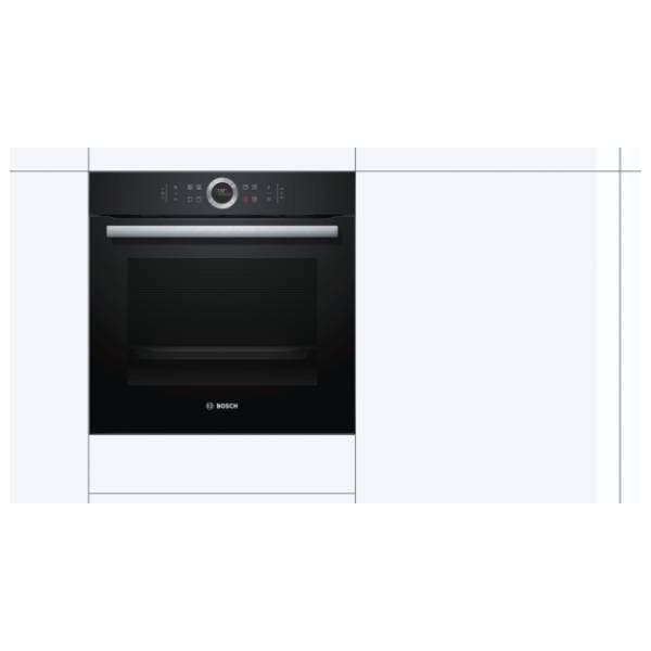 BOSCH ugradna rerna HBG633NB1 1