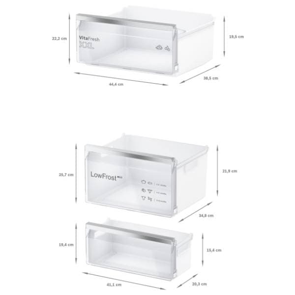 BOSCH ugradni kombinovani frižider KIV87VFE0 10