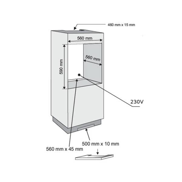 CANDY ugradna rerna FCP605WXL/E 2