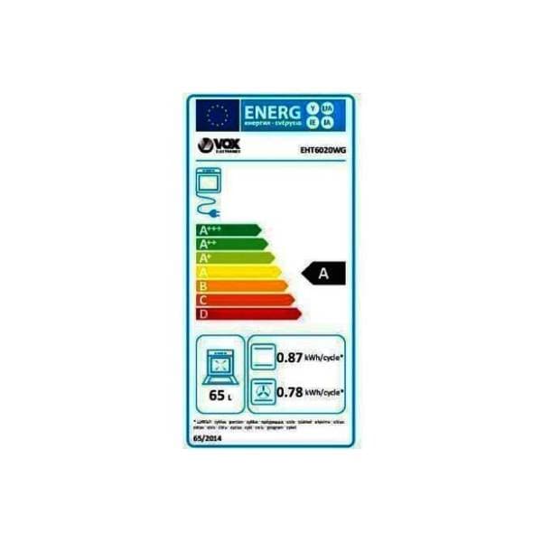VOX električni šporet EHT6020WG 3