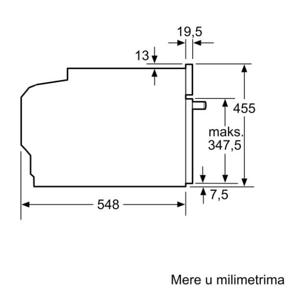 BOSCH ugradna rerna CDG634AB0 5