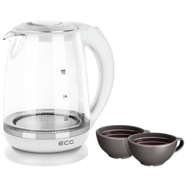 ECG kuvalo za vodu RK 2020 White Glass 6