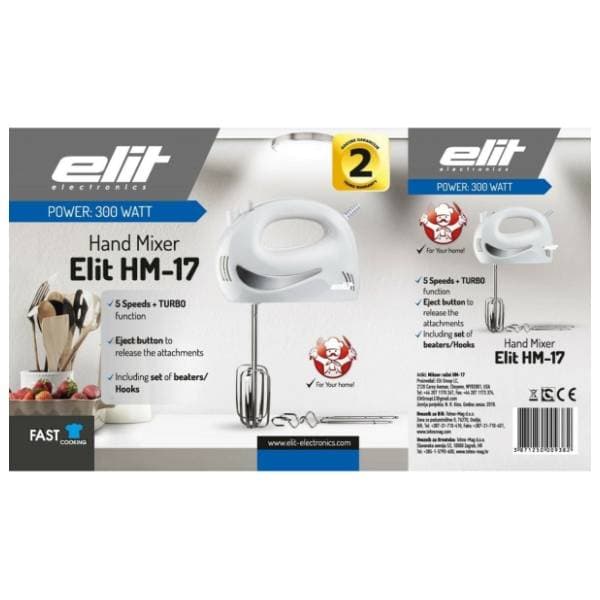 ELIT ručni mikser HM-17 1