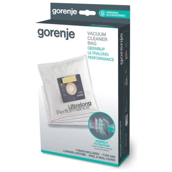 GORENJE kese za usisivač GB2MBUP - 4 kom 0