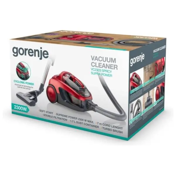 GORENJE usisivač VC2303SPRCY 4