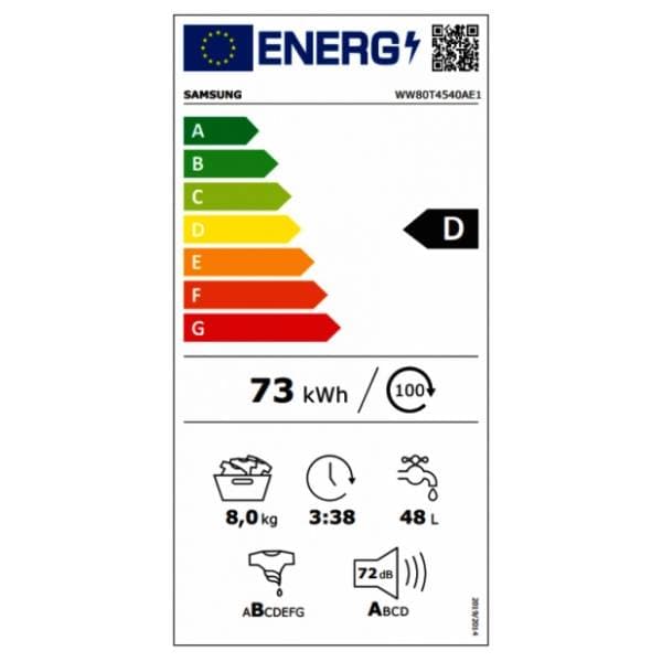 SAMSUNG mašina za pranje veša WW80T4540AE1LE 6