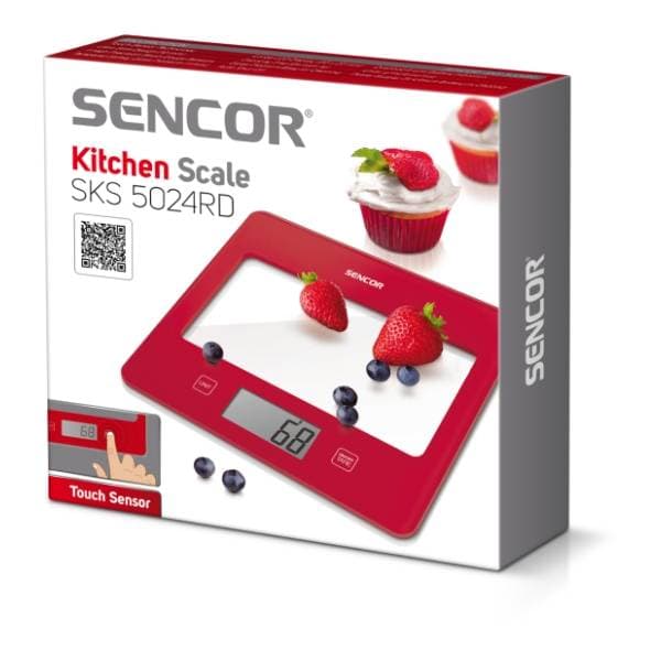 SENCOR kuhinjska vaga SKS 5024RD 4