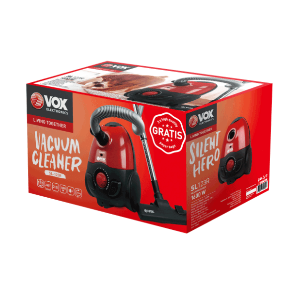 VOX usisivač SL 123 crveni 1