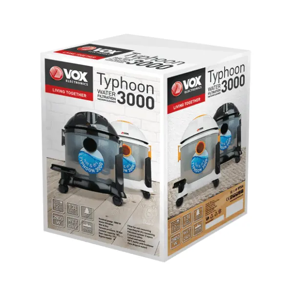 VOX usisivač TYPHOON 3000 crni 2