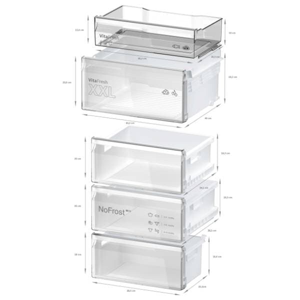 BOSCH kombinovani frižider KGN39VIBT 7