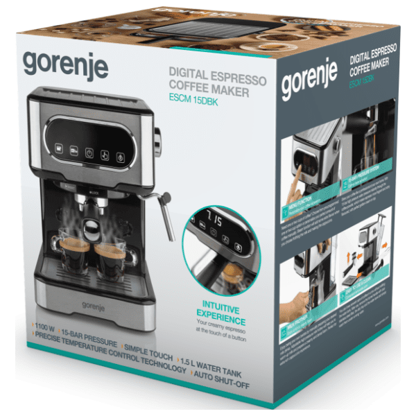 GORENJE aparat za kafu ESCM15DBK 8