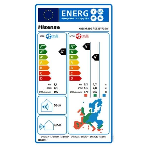 HISENSE inverter klima Wings HiNano 12K KB35YR3EG 5