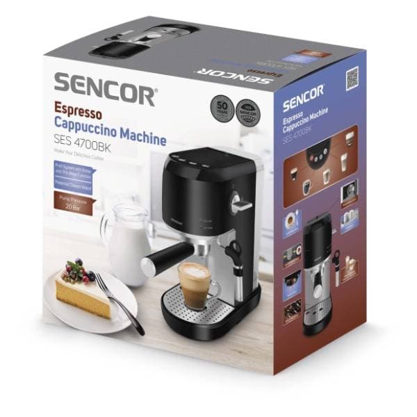 SENCOR aparat za kafu SES 4700BK crni 8