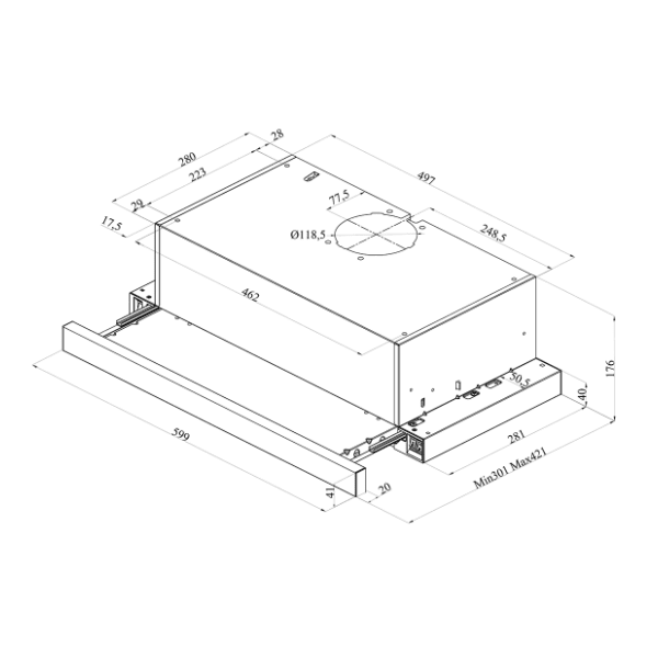 VOX aspirator PIO 650 W 7