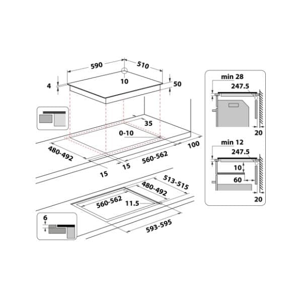 WHIRLPOOL ugradna ploča WB S2560 NE 8
