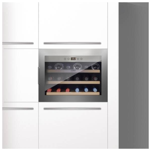 CASO vinska vitrina WineSafe 18 EB inox 6