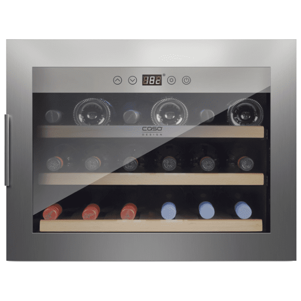 CASO vinska vitrina WineSafe 18 EB inox 1