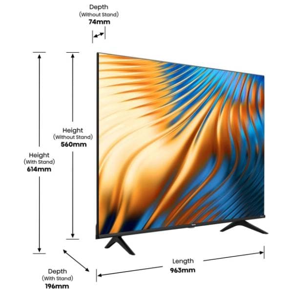 HISENSE televizor 43A6BG 9