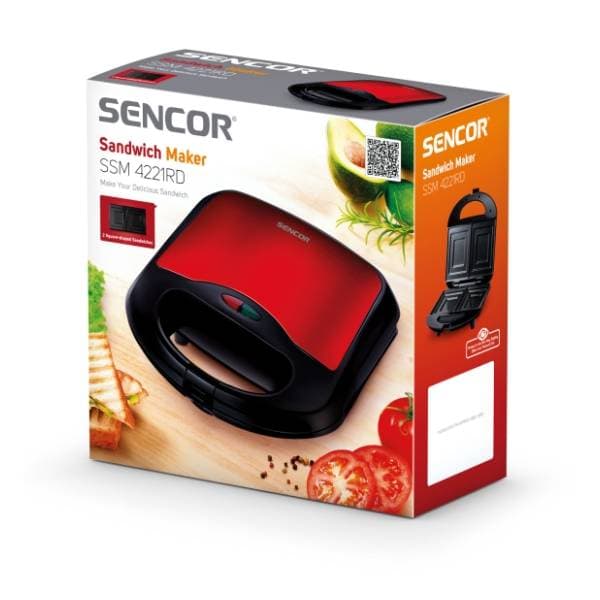 SENCOR sendvič toster SSM 4221RD 5