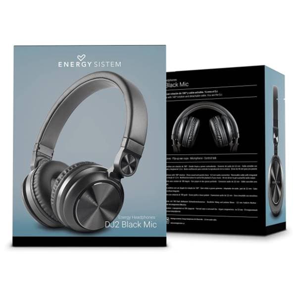 ENERGY SISTEM slušalice DJ2 crne 6