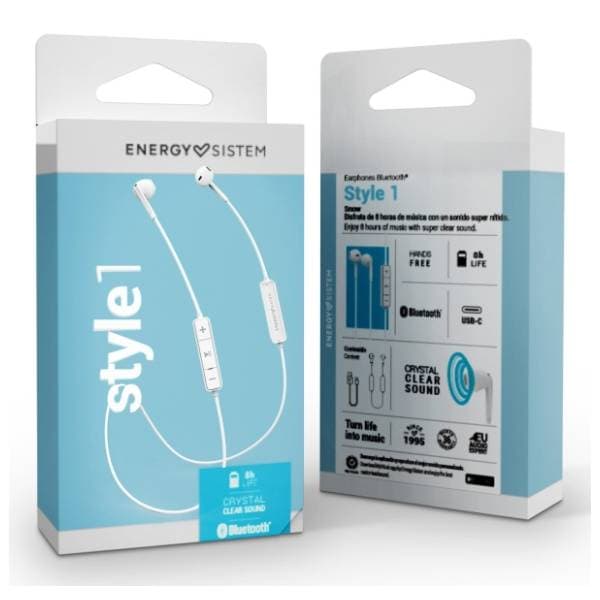 ENERGY SISTEM slušalice Style 1 Snow bele 5