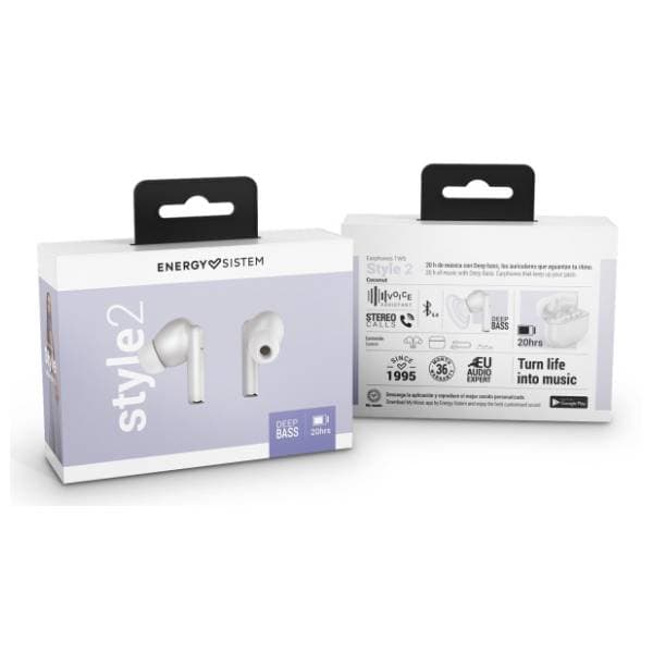 ENERGY SISTEM slušalice Style 2 TWS bele 6