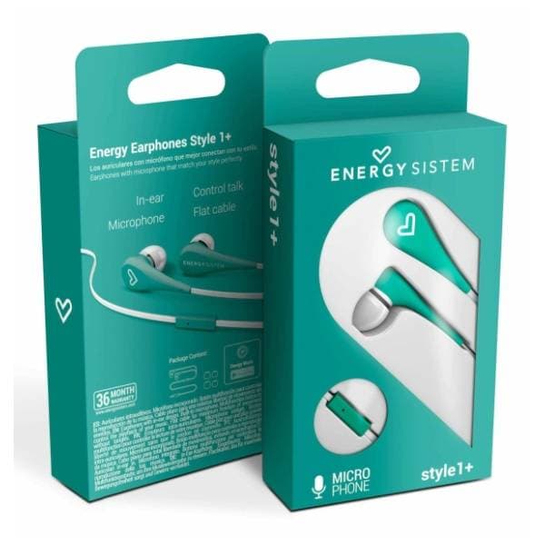 ENERGY SISTEM slušalice Style 1+ zelene 5
