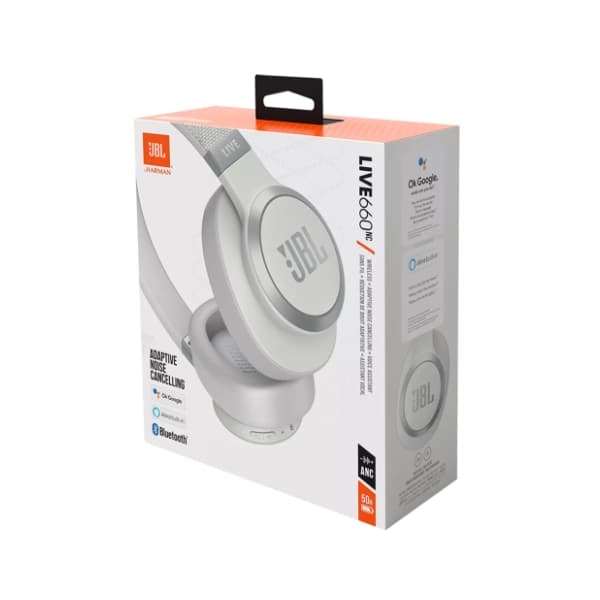 JBL slušalice Live 660 NC bele 8