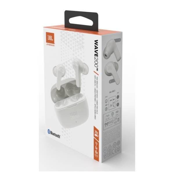 JBL slušalice Wave 200 TWS bele 5