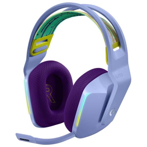 LOGITECH slušalice G733 Lightspeed ljubičaste 0