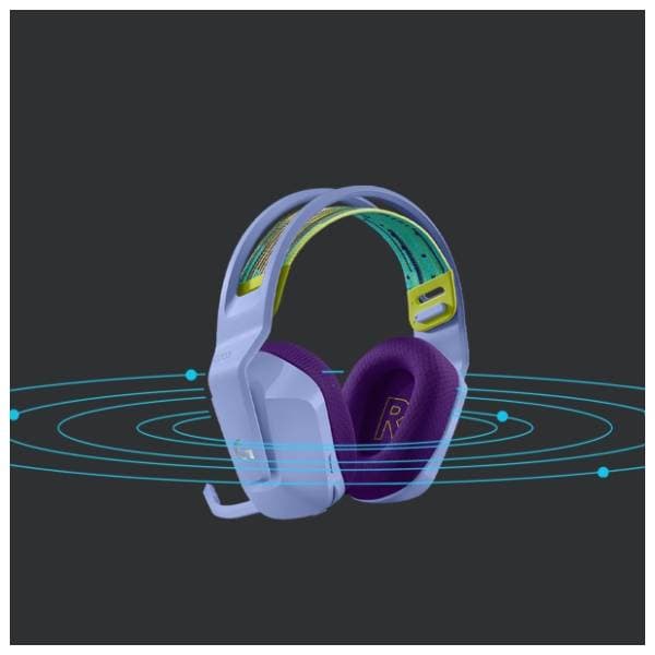 LOGITECH slušalice G733 Lightspeed ljubičaste 4