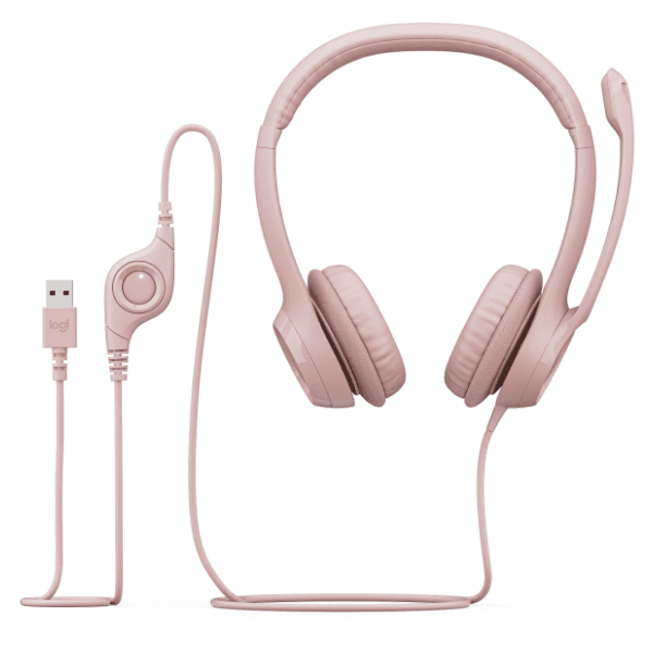 LOGITECH slušalice H390 roze 3