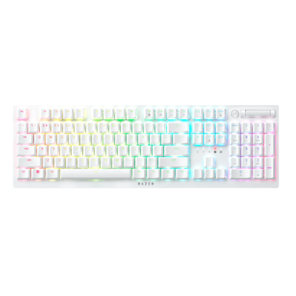 RAZER bežična tastatura DeathStalker V2 Pro Clicky bela 0
