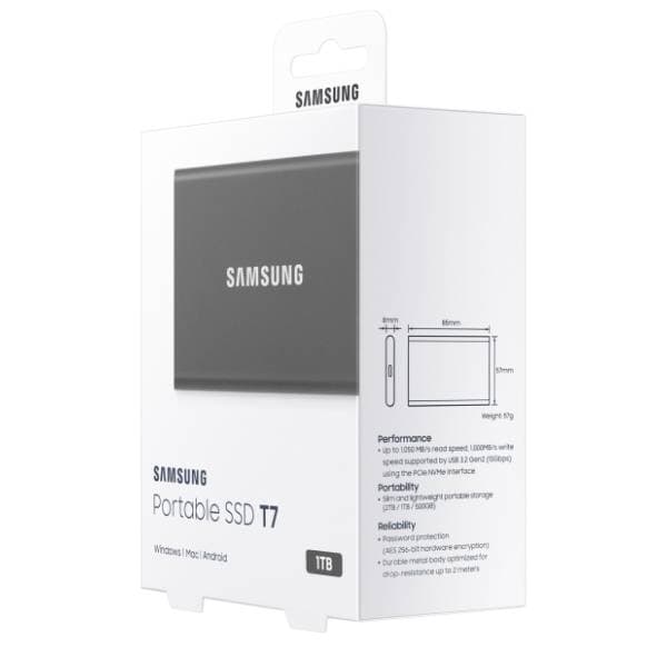SAMSUNG eksterni SSD 1TB MU-PC1T0T 10