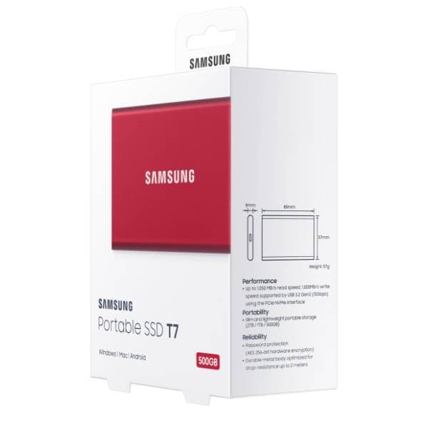 SAMSUNG eksterni SSD 500GB MU-PC500R 10