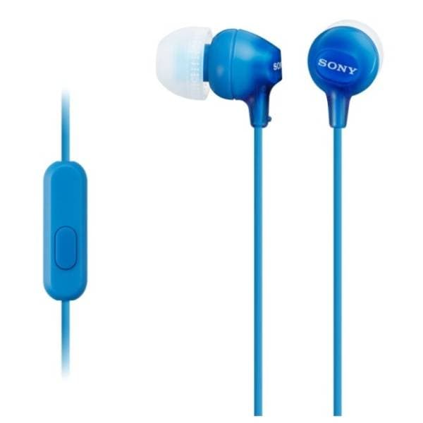 SONY slušalice MDR-EX15APLI plave 0