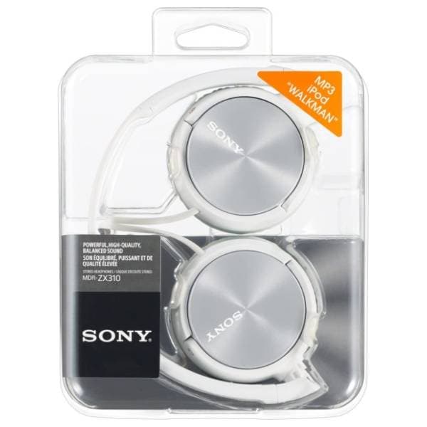 SONY slušalice MDR-ZX310APW bele 3