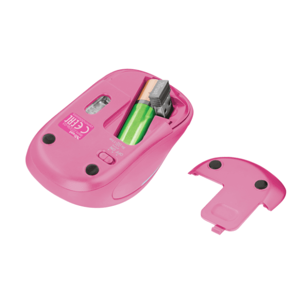 TRUST bežični miš Yvi FX roze 3