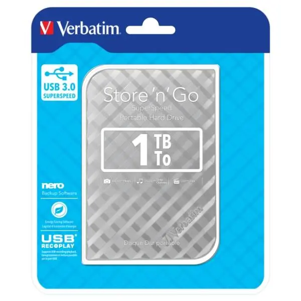 VERBATIM eksterni HDD 1TB 53197 4