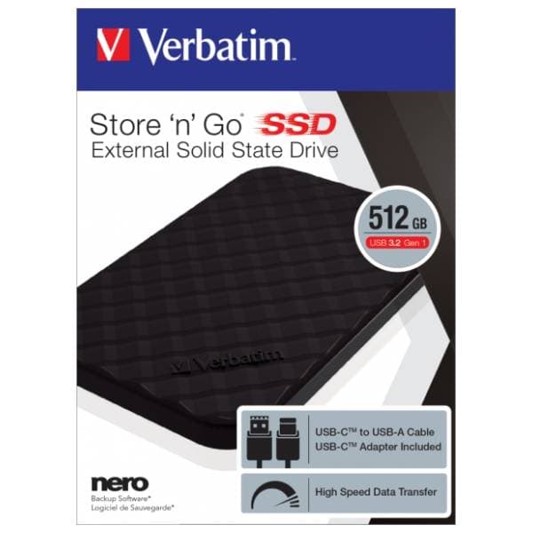 VERBATIM eksterni SSD 512GB 53250 4