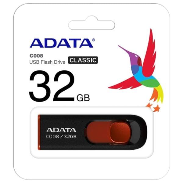 A-DATA USB flash memorija 32GB AC008-32G-RKD 2