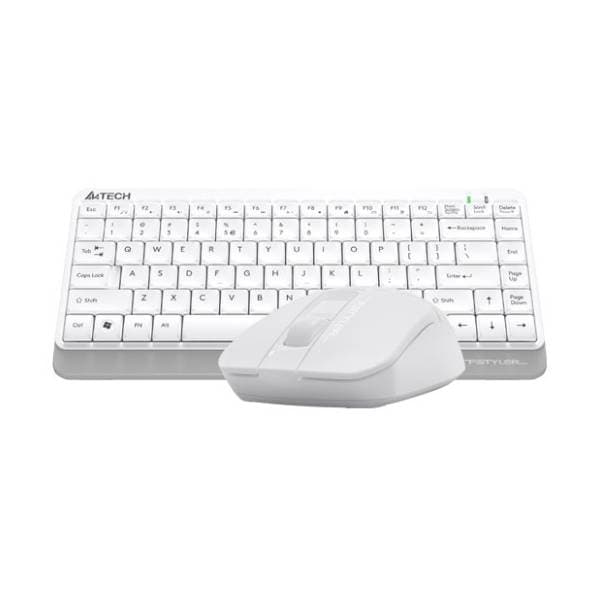 A4 TECH set bežični miš i tastatura Fstyler FG1112 beli 2