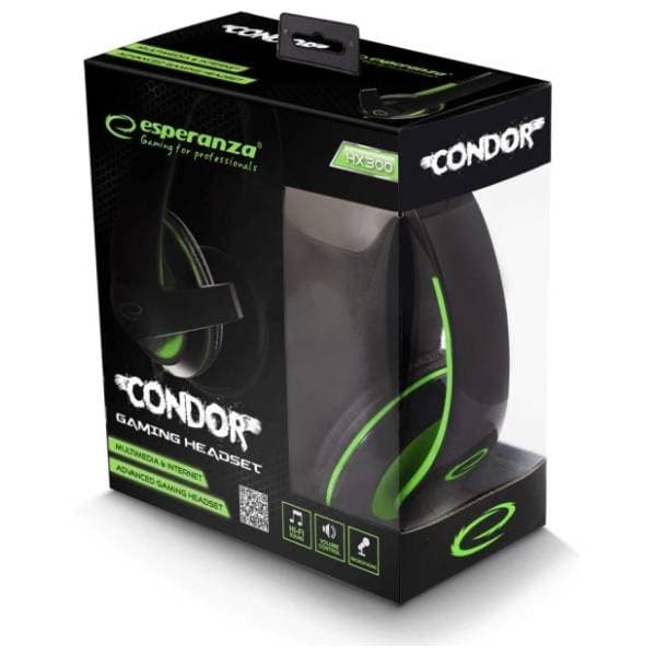 ESPERANZA slušalice EGH300G zelene 3