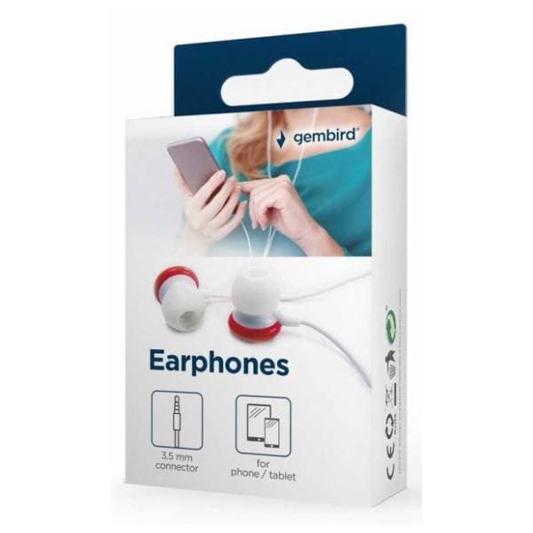 GEMBIRD slušalice MHP-EP-001-R crvene 1